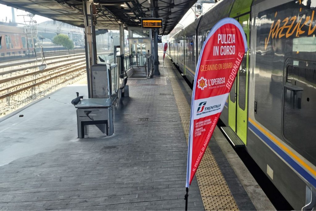 pulizia treni
