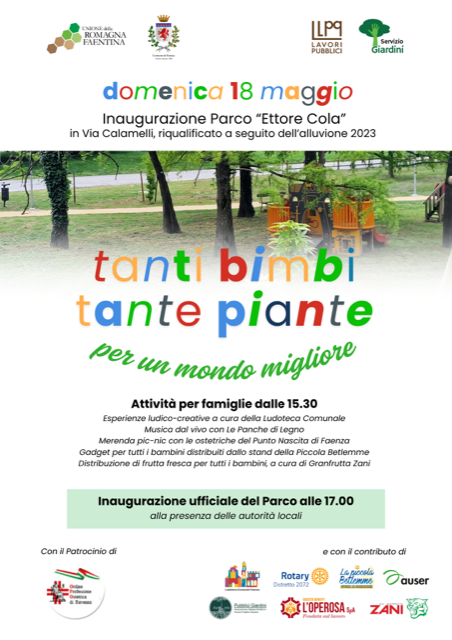 Locandina Evento Parco Cola